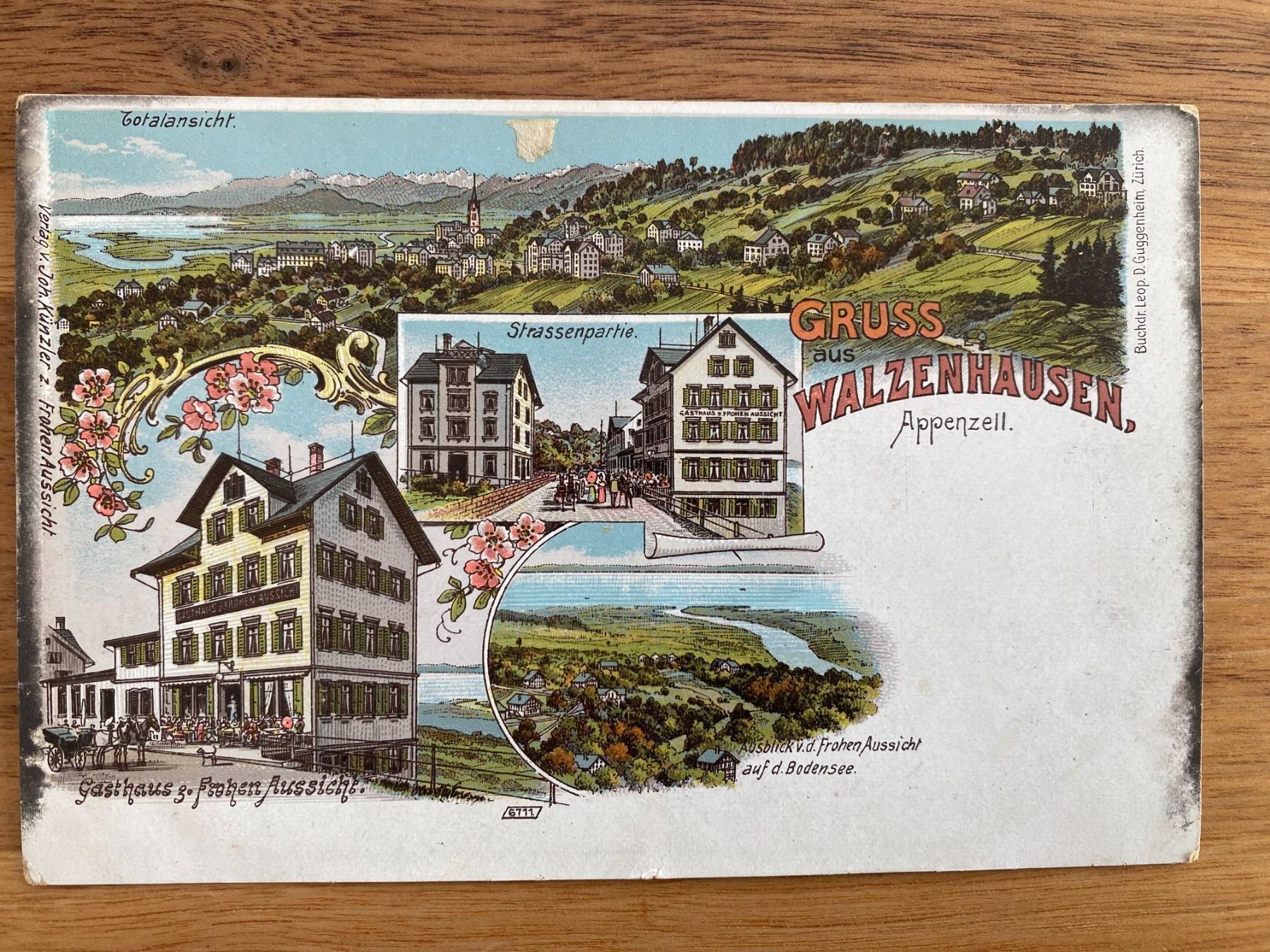 Cartoline postali: Ansichtskarte Walzenhausen – Usato da Unterterzen venduto da bac_287t