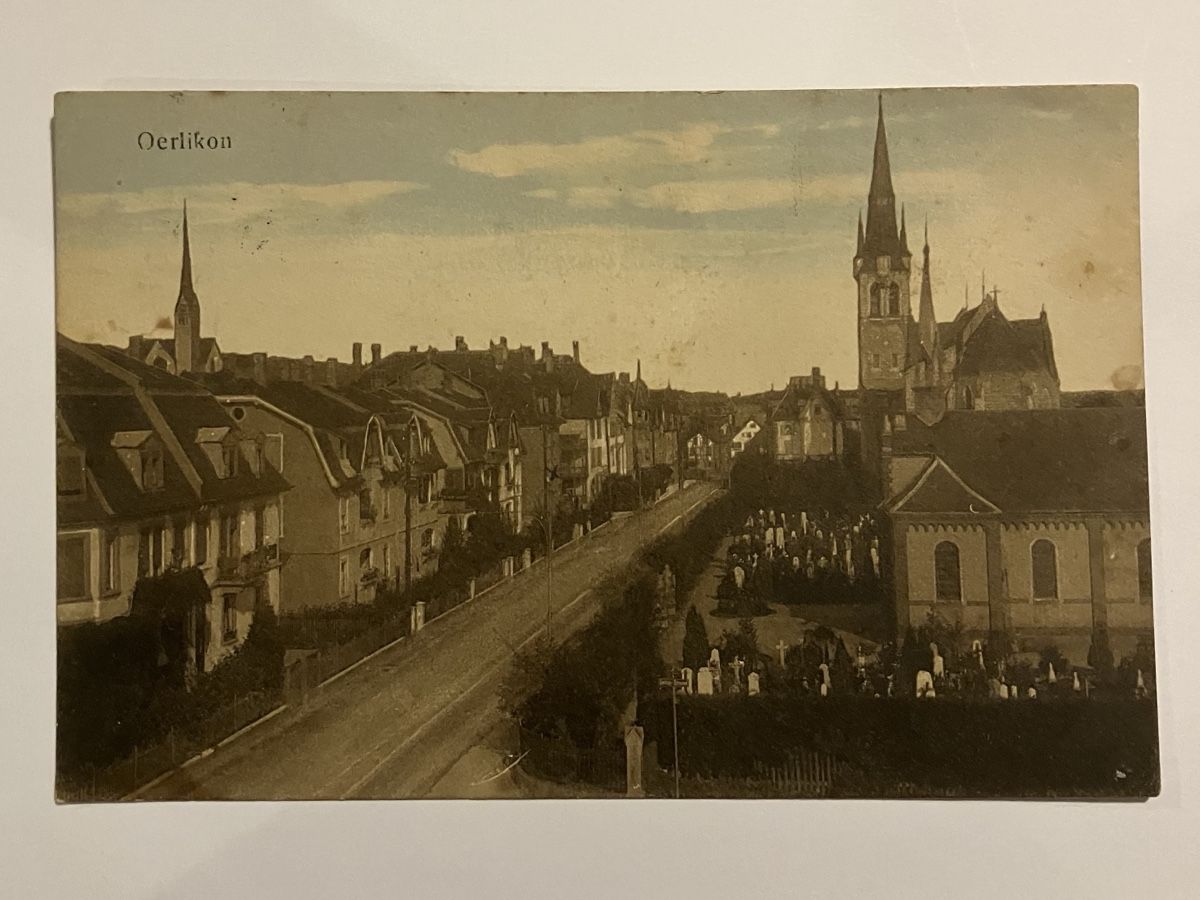 Cartoline postali: Ansichtskarte Oerlikon, Zürich – Usato da Bauma venduto da Baumer71