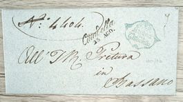 TR105 Enveloppe Italie 1851