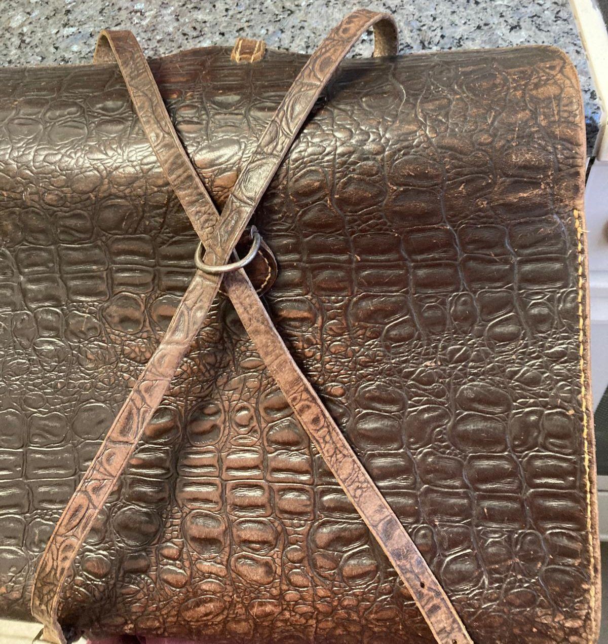 Borse: Vintage Ledertornister – Usato da Krauchthal venduto da mago371 2