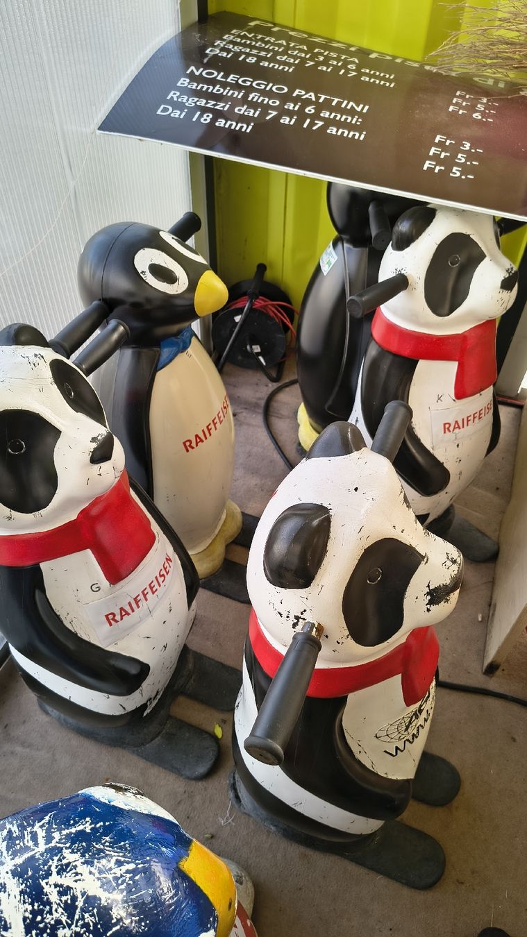 Carrozze: Panda e Orso aiuto per pattinare 🐼 – Usato da Minusio venduto da Chrisblue70 1