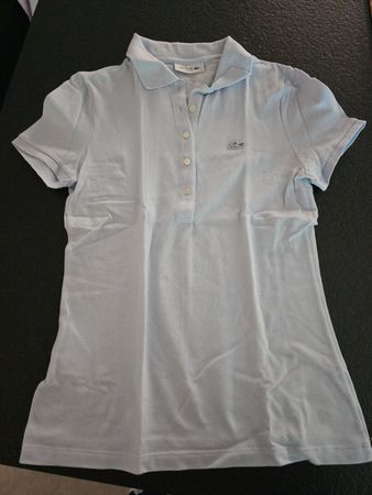 Polo Lacoste Femme Bleu Clair Taille 34