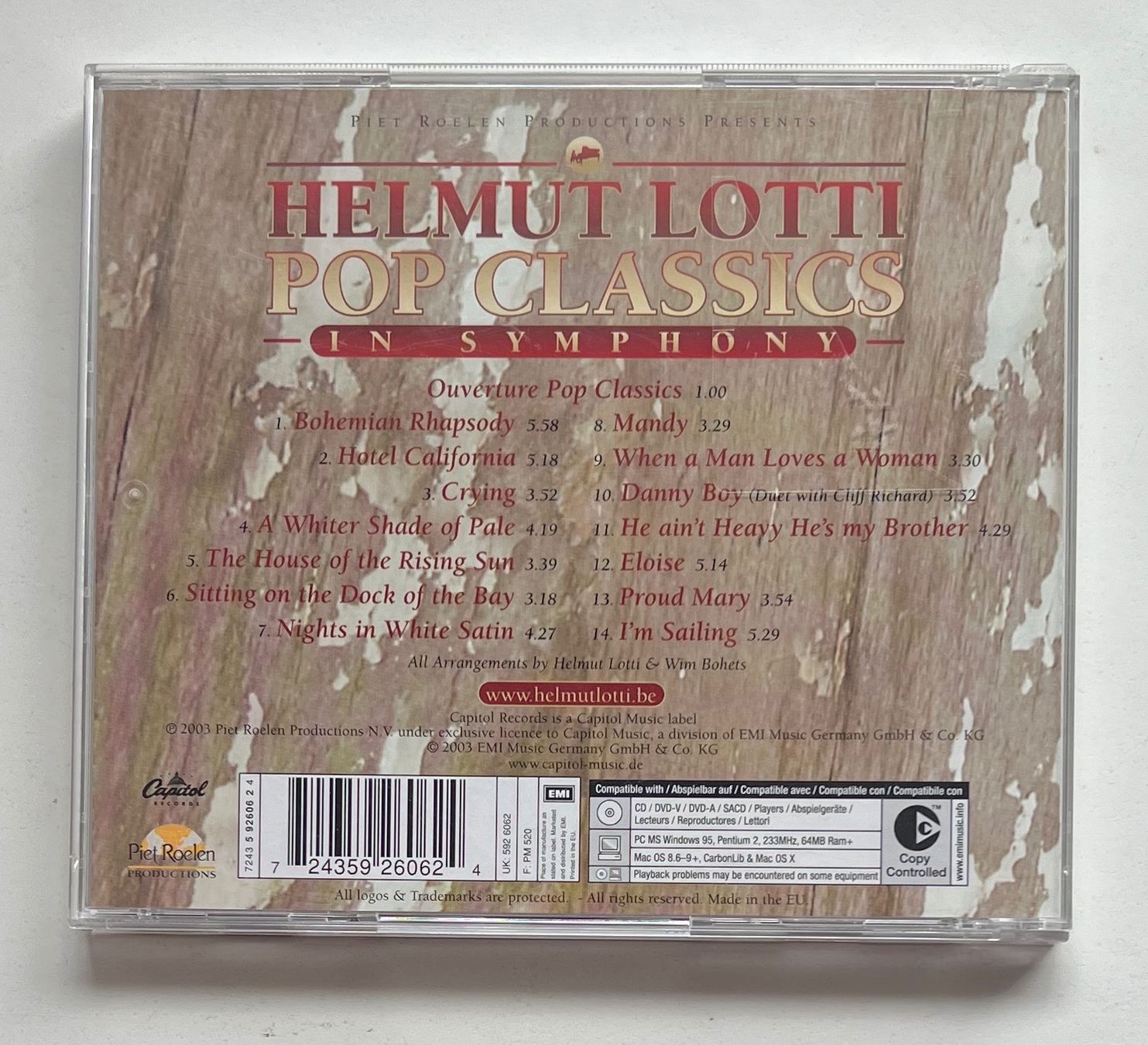 CD: Helmut Lotti / Pop Classics – Usato da Näfels venduto da rottabi 1