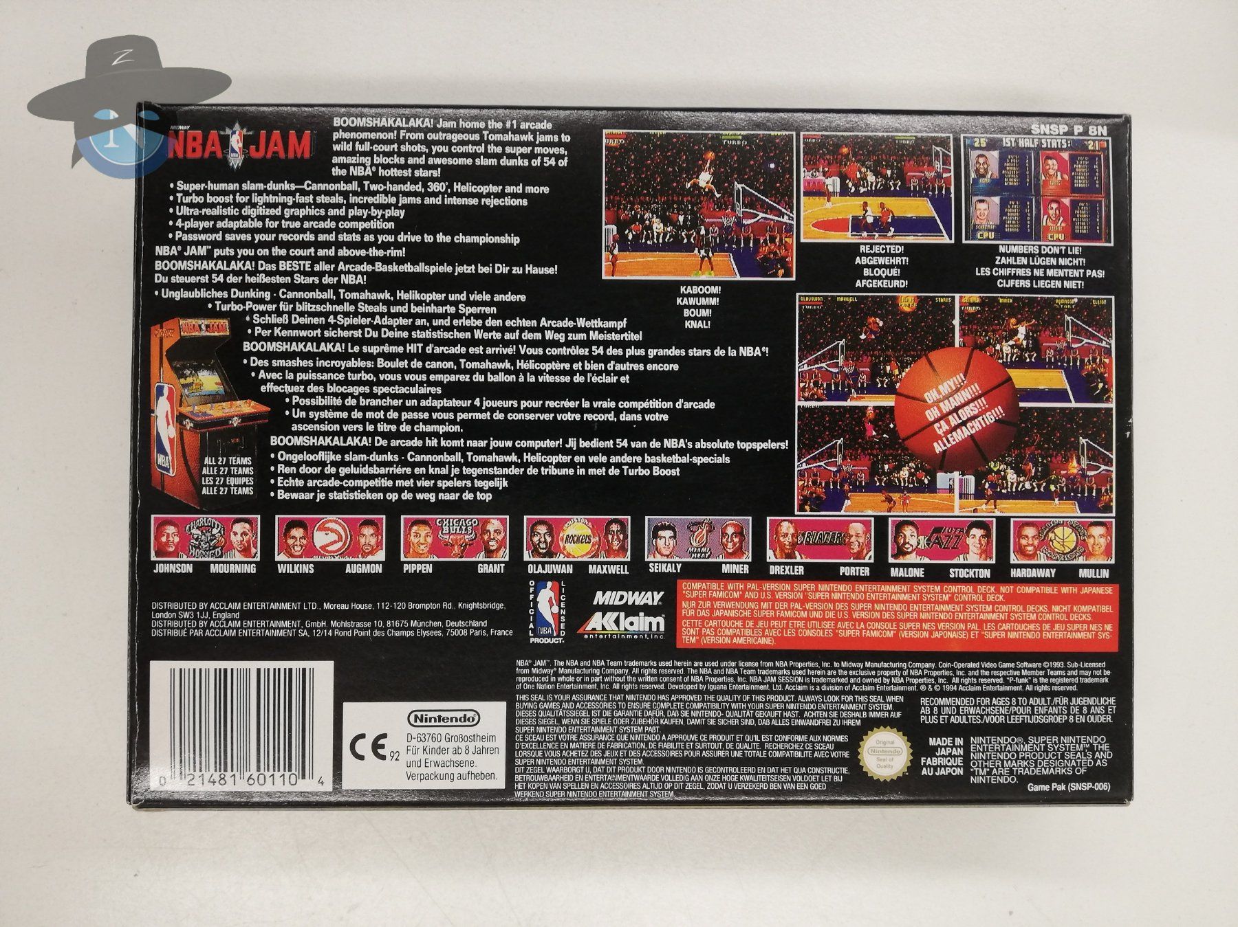Nintendo Giochi: NBA Jam / Super Nintendo SNES – Usato da St. Gallen venduto da zorro_dc 1