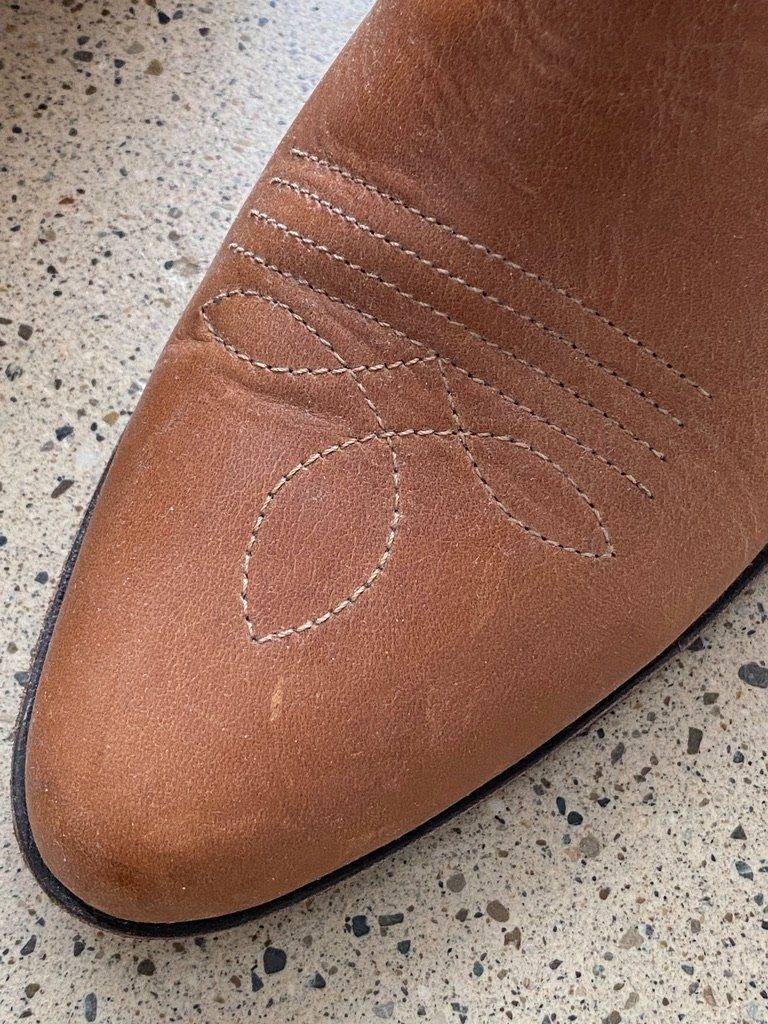 Scarpe da donna: Stiefeletten Cowboy-Style, lederfarben – Usato da Zürich venduto da Pamo02 4