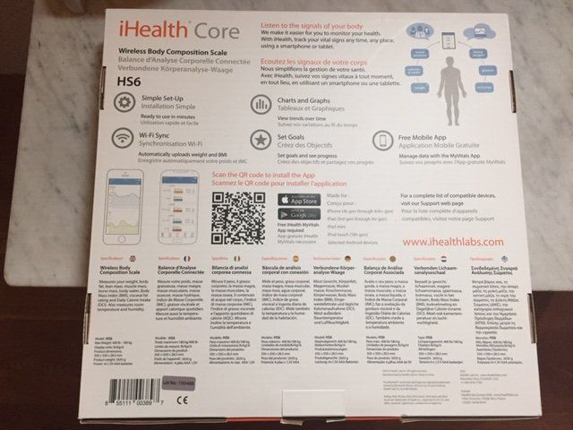 Bilance pesapersone: Waage iHealth Core – Nuovo e nell'imballaggio originale da Weggis venduto da Secondsell 2