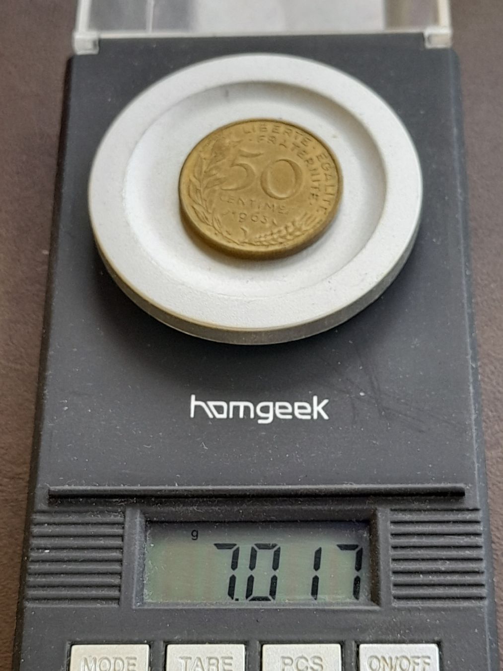 Tutti le monete: 50 Centimes 1963 Frankreich Bronze-Aluminium – Usato da Basel venduto da Basel_20 8