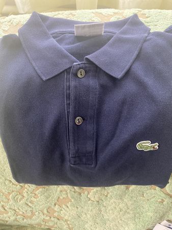 Lacoste Polo Shirt gr S dunkel blau