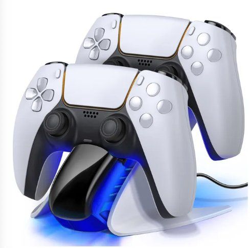 Dual Grip Ladecontroller-Halter Für Gamepads - Typ-C, Ergonomisch, Spielen Während Des Ladens Möglich