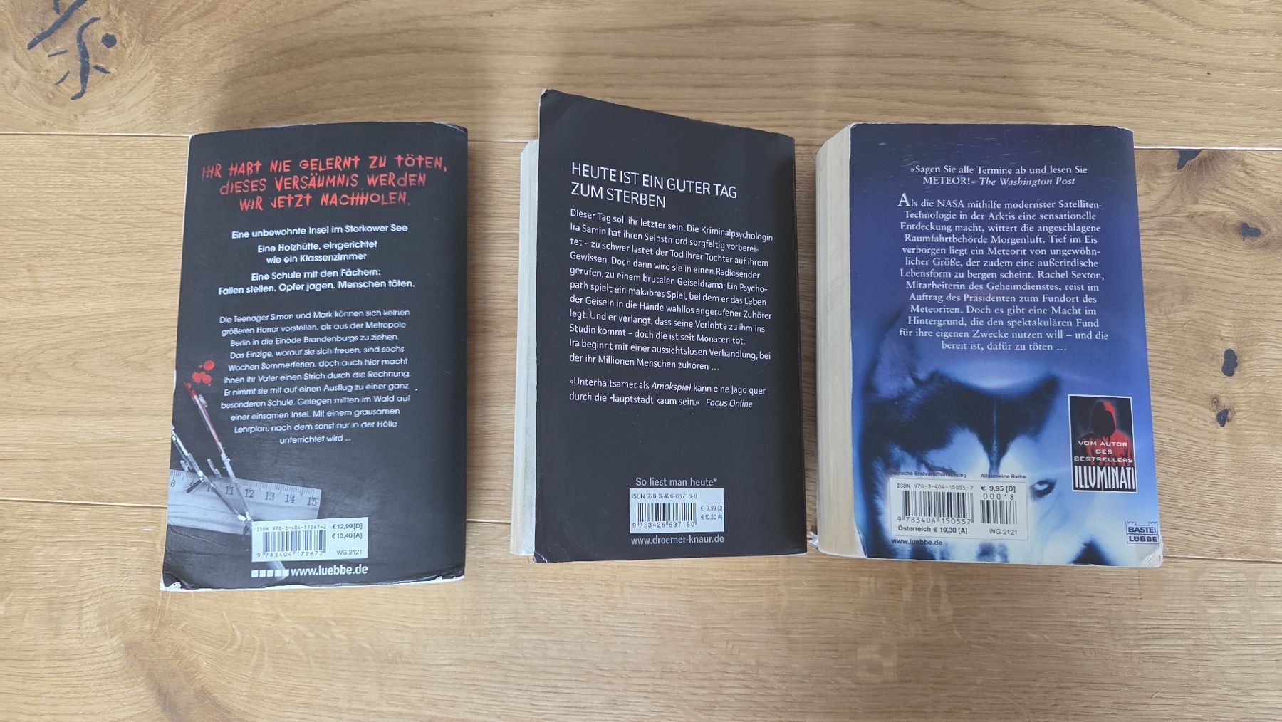 Libri: Bücher: FITZEK, RHODE, DAN BROWN - Thriller – Usato da Bitsch venduto da cka_6hff 1