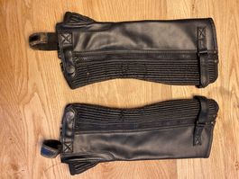 Reiter Chaps, schwarz für 12-16 Jährige