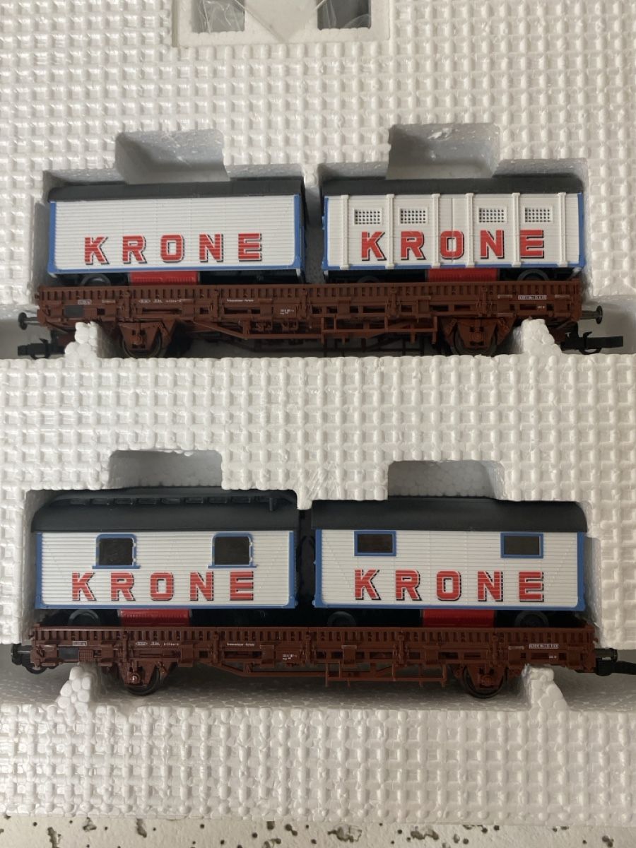 Roco Modellini di ferrovie: Roco Spur H0 Circus Krone Set 44008 – Nuovo (secondo la descrizione) da Uetliburg SG venduto da Losa 2