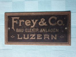 Frey & Co. BAU ELEKTRO. ANLAGEN Luzern Emblem