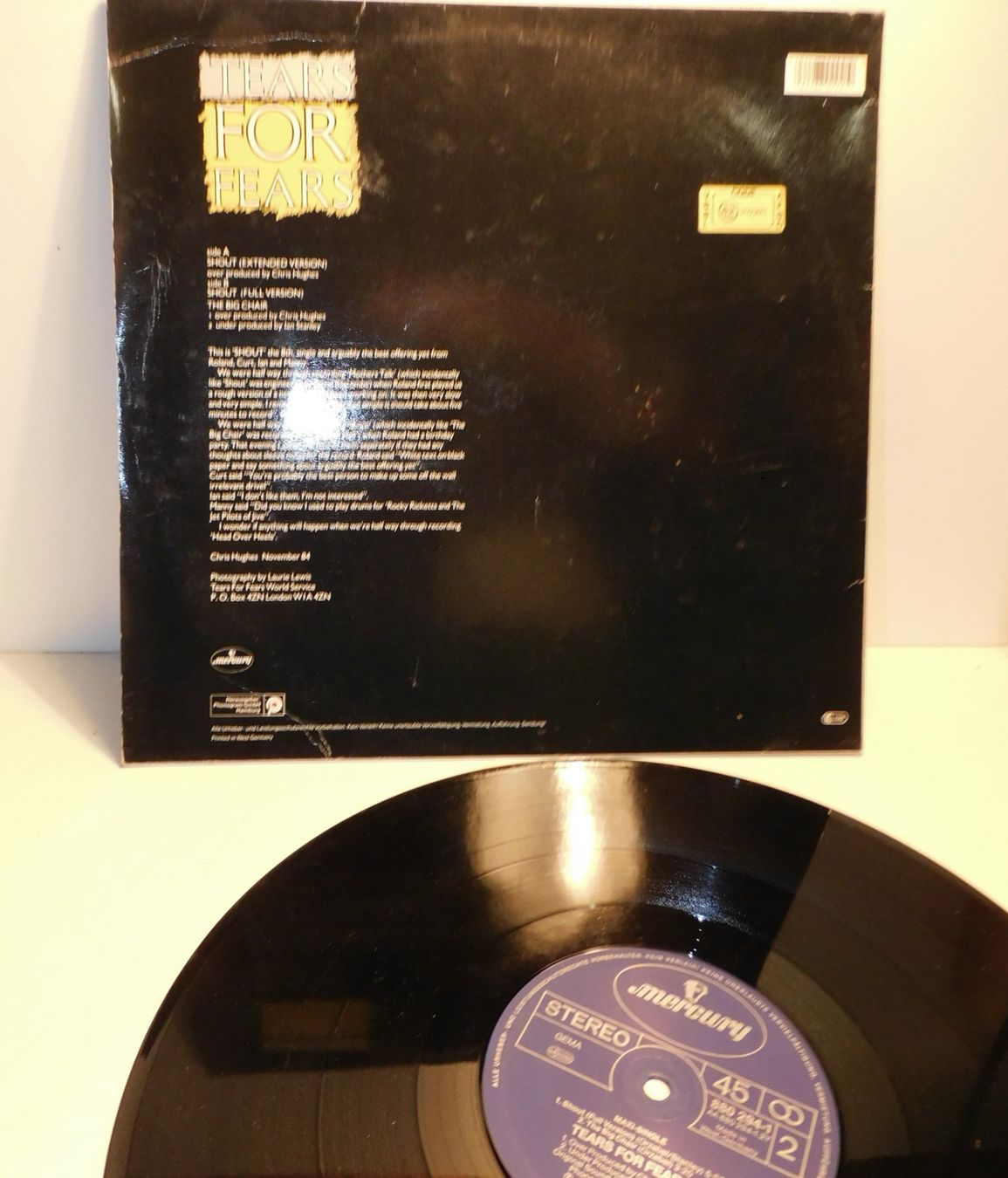Dischi in vinile: LP - 1984 -  Tears For Fears Shout Extended Version     LP – Usato da Sursee venduto da 76 2