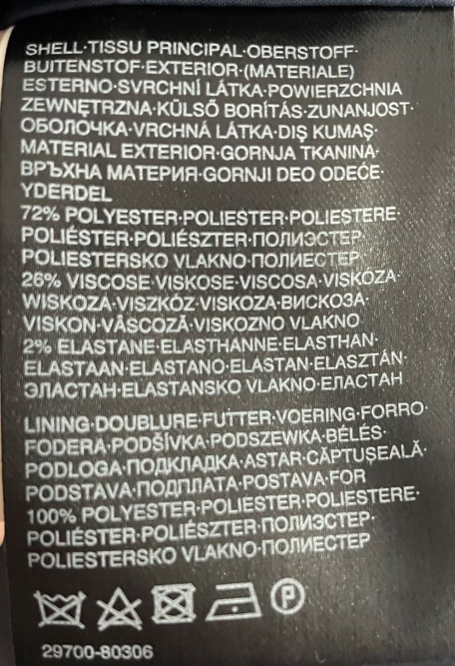 Giacche: dunkelblauer Sakko Slim Fit Gr. 44 – Usato da Rütihof venduto da solombra 5