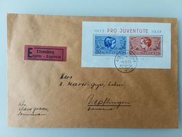 1937 25 Jahre Pro Juventute Beleg mit TOP Stempel