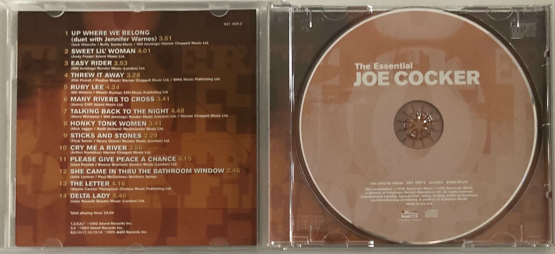 CD: JOE COCKER - THE ESSENTIAL – Usato da Poliez-Pittet venduto da Newtown-Records 2