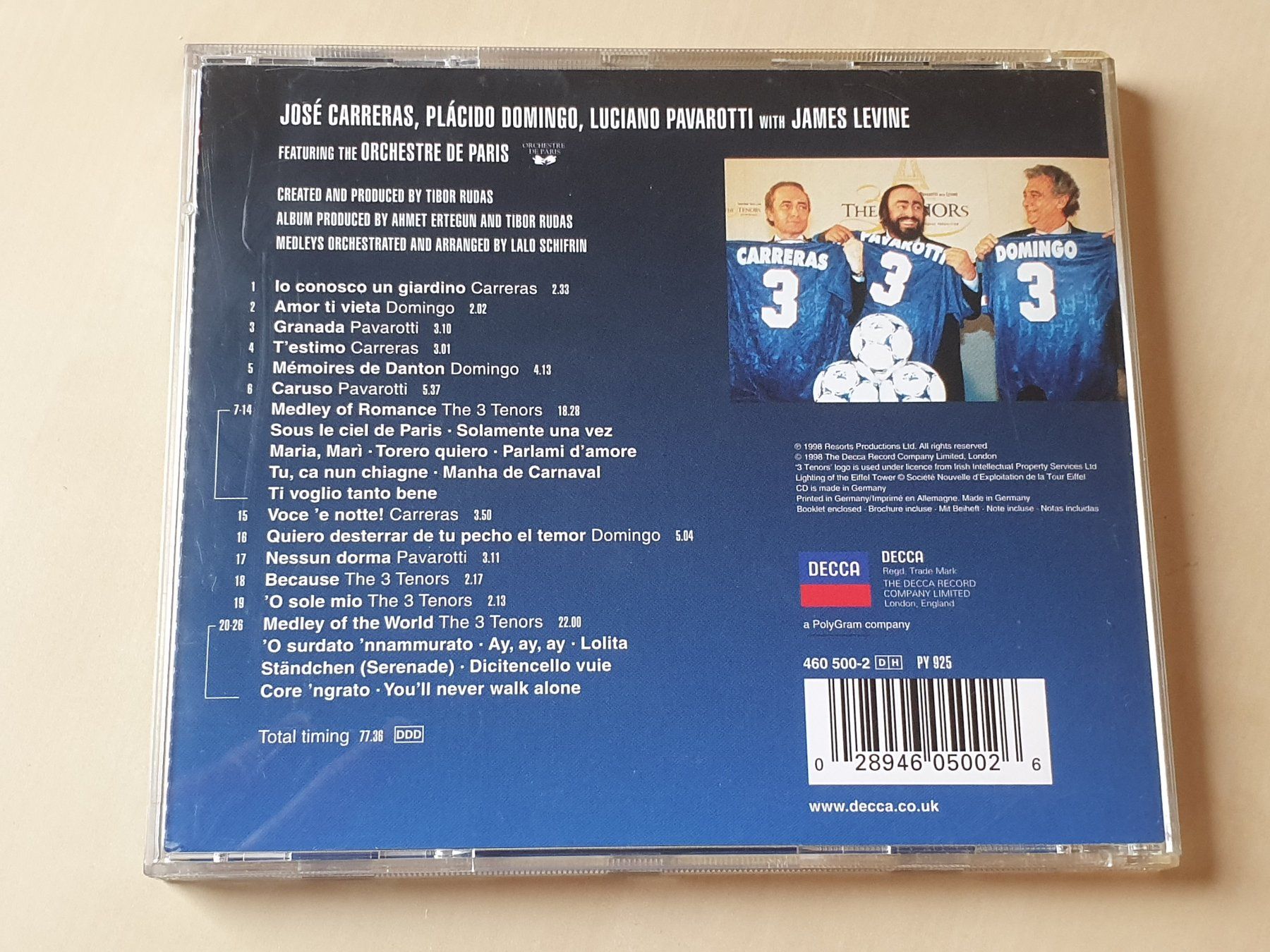 CDs: The 3 Tenors Paris 1998 – D'occasion à Stansstad par collectorsshop 1