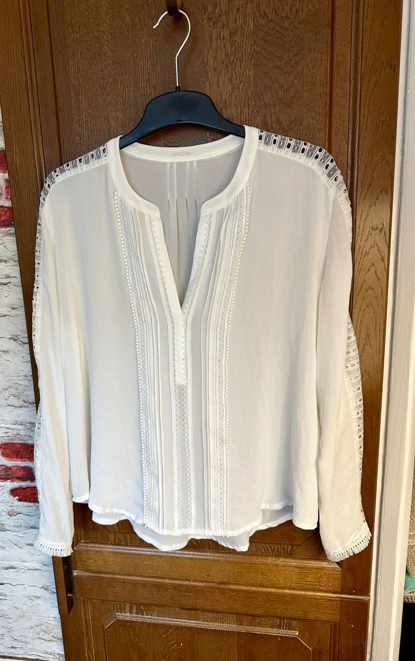 Marc Cain Camicette: MARC CAIN / Romantische Bluse / N3 – Nuovo e nell'imballaggio originale da Spreitenbach venduto da Jessy8