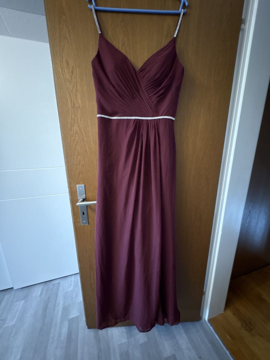 Vestiti: Bordeaux Rotes Abendkleid – Nuovo (secondo la descrizione) da Wila venduto da johler_leslie