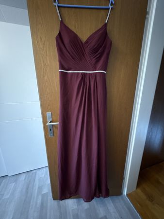 Bordeaux Rotes Abendkleid
