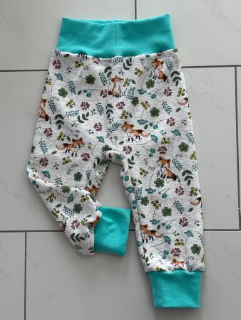Fleece Pumphose mit Fuchs Gr. 86/92 Neu