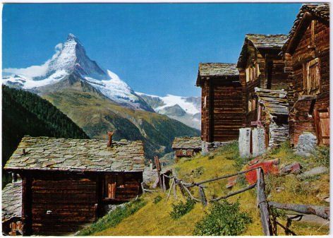 Cartes postales: Zermatt - Findeln mit Matterhorn – D'occasion à Binningen par Mountainrider