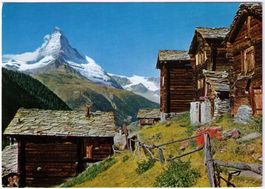 Zermatt - Findeln mit Matterhorn