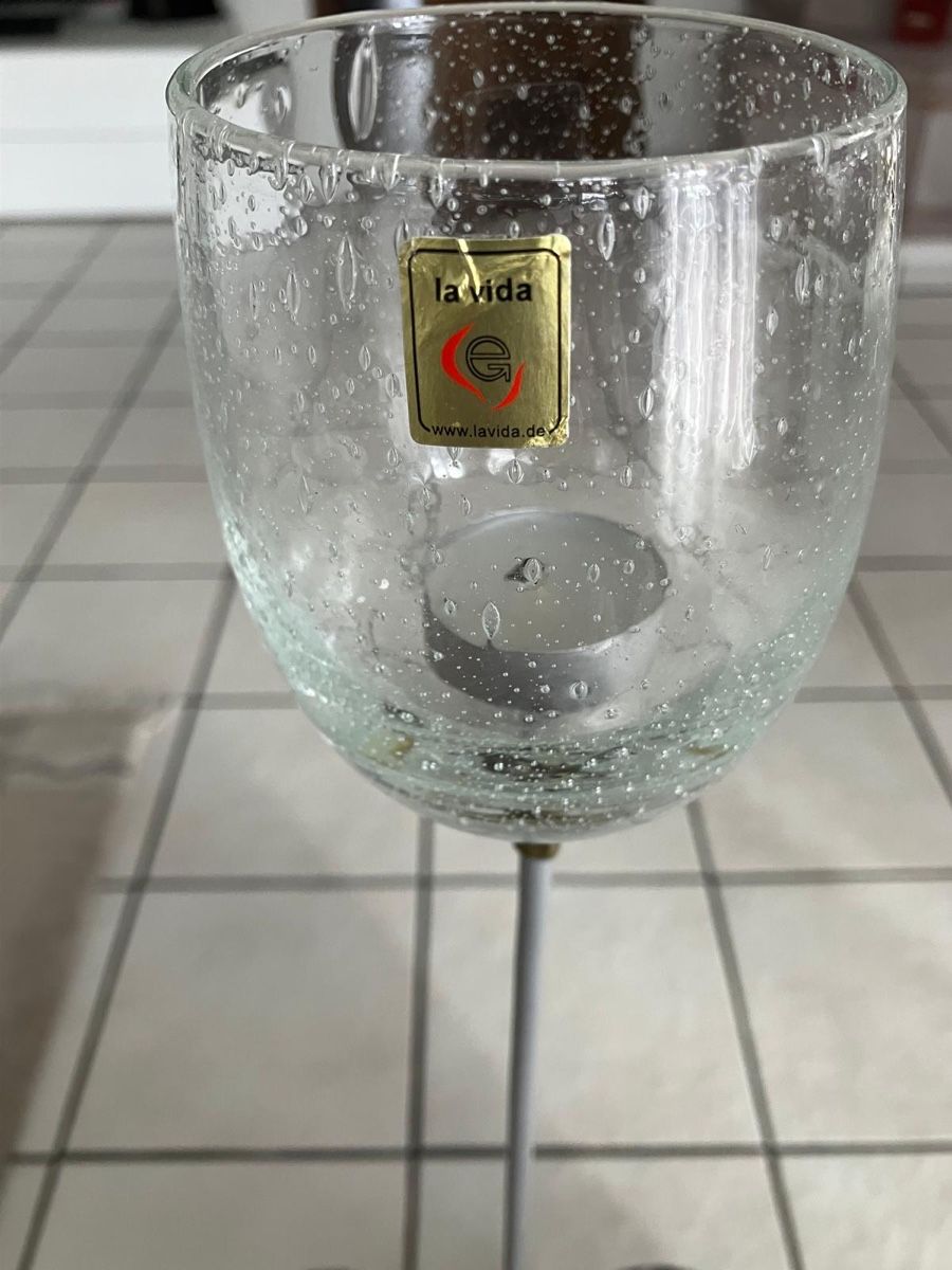 Tutte le decorazioni: Windlicht aus Glas am Stiel, Höche 90cm – Usato da Einsiedeln venduto da zue_82pm 2