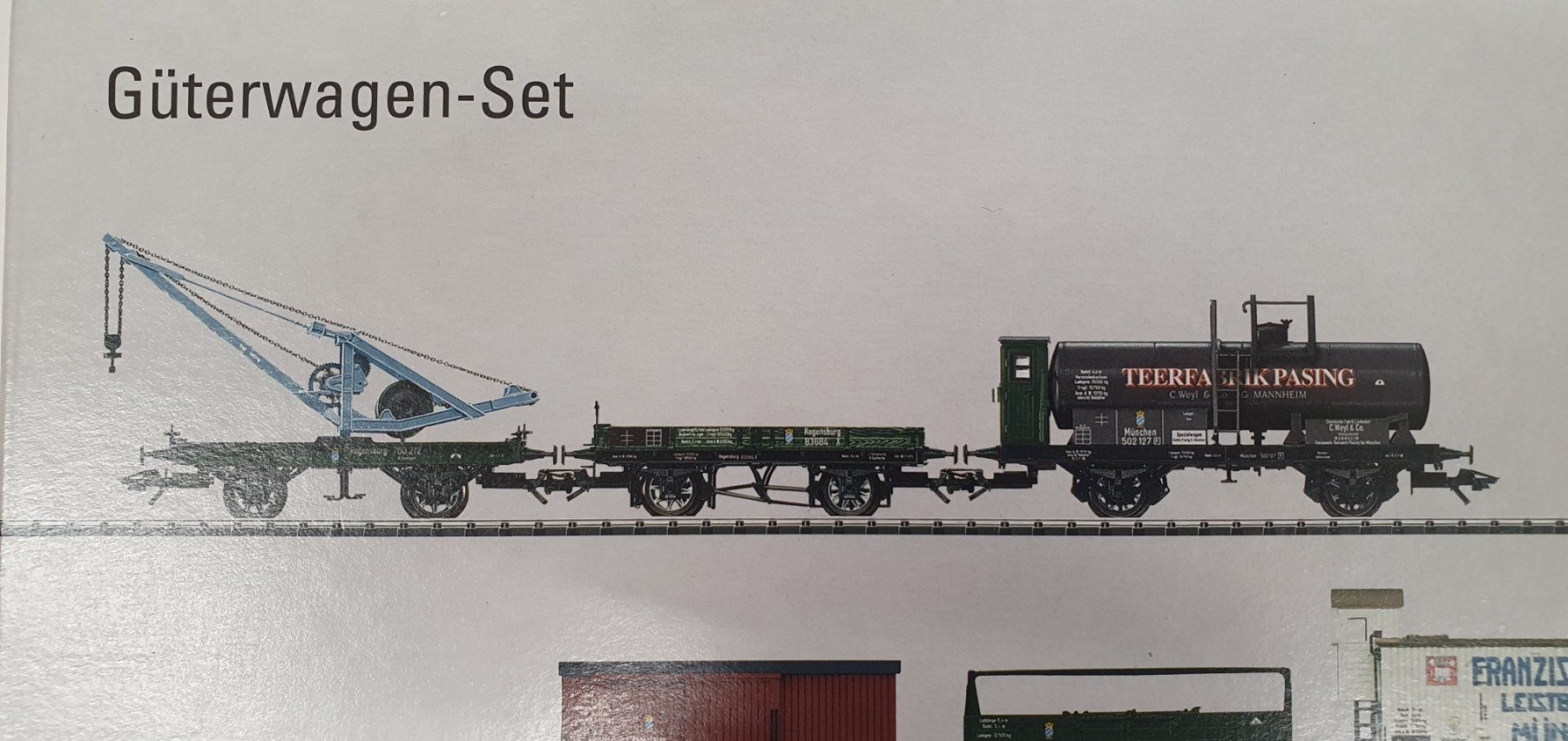Trix Modellini di ferrovie: TRIX 24114 K.Bay.St.B. Set Güterwagen Ep. I – Nuovo e nell'imballaggio originale da Würenlos venduto da jub_nd5j 2