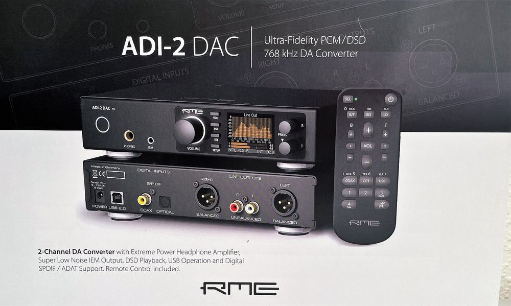 RME Audio ADI-2 DAC FS (USB-DAC) Garantie 29.04.2026 (Gebraucht) in ...