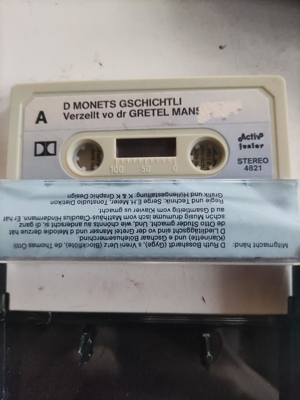 Musicassette: D Monets Gschichtli (Schwyzerdütsch) – Usato da St.Gallen venduto da elk2023 1