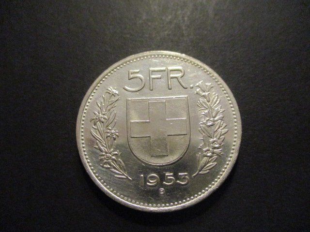 Tutti le monete: 5.- Fr  1953  Superbe pièce  Top qualité – Usato da Lovens venduto da Jelmi