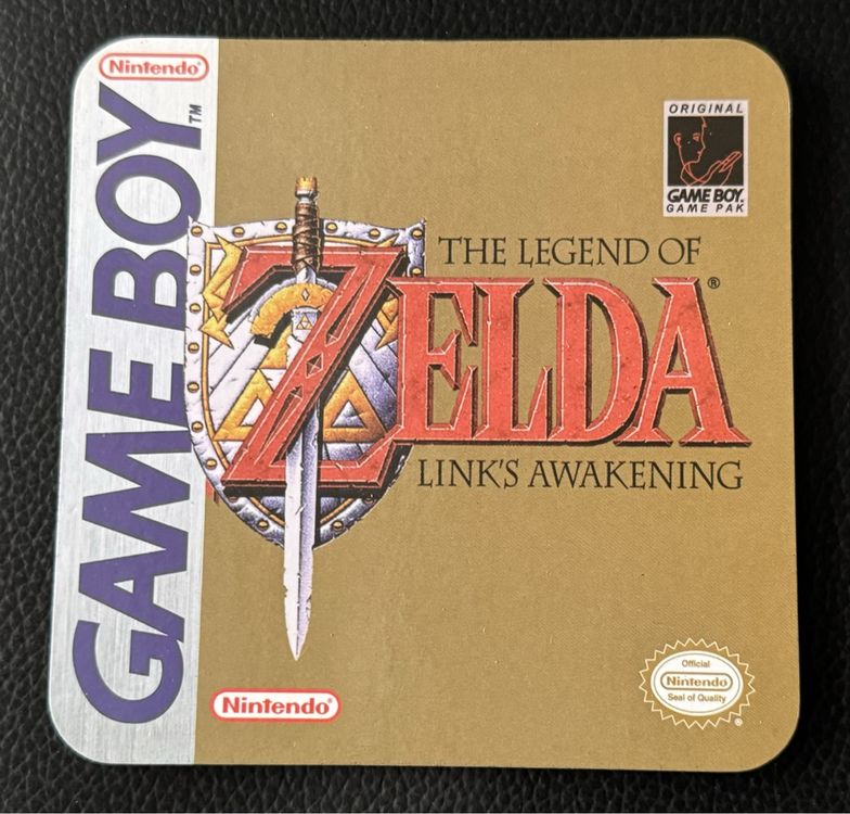 Sous-Verre Zelda Nintendo Gameboy Link's Awakening (Neu (gemäss