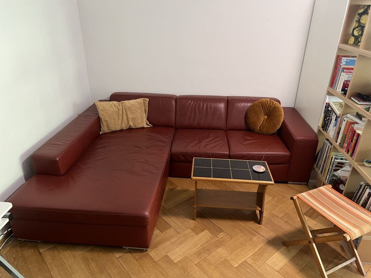 Sofas: Gratis Ecksofa aus Leder – D'occasion à Bern par mic_qbp2