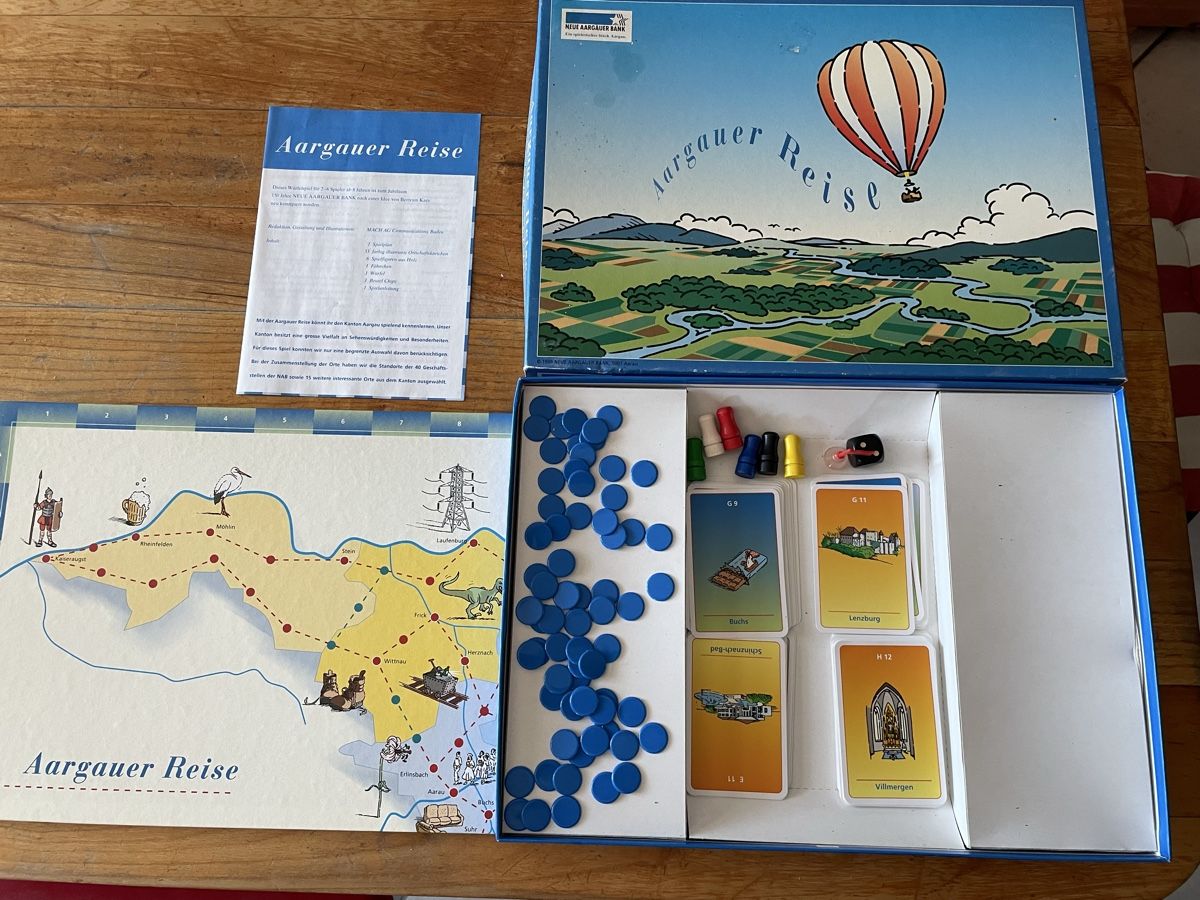 Giochi: Aargauer Reise Würfel-Quiz – Usato da Wildensbuch venduto da Mangosteen7