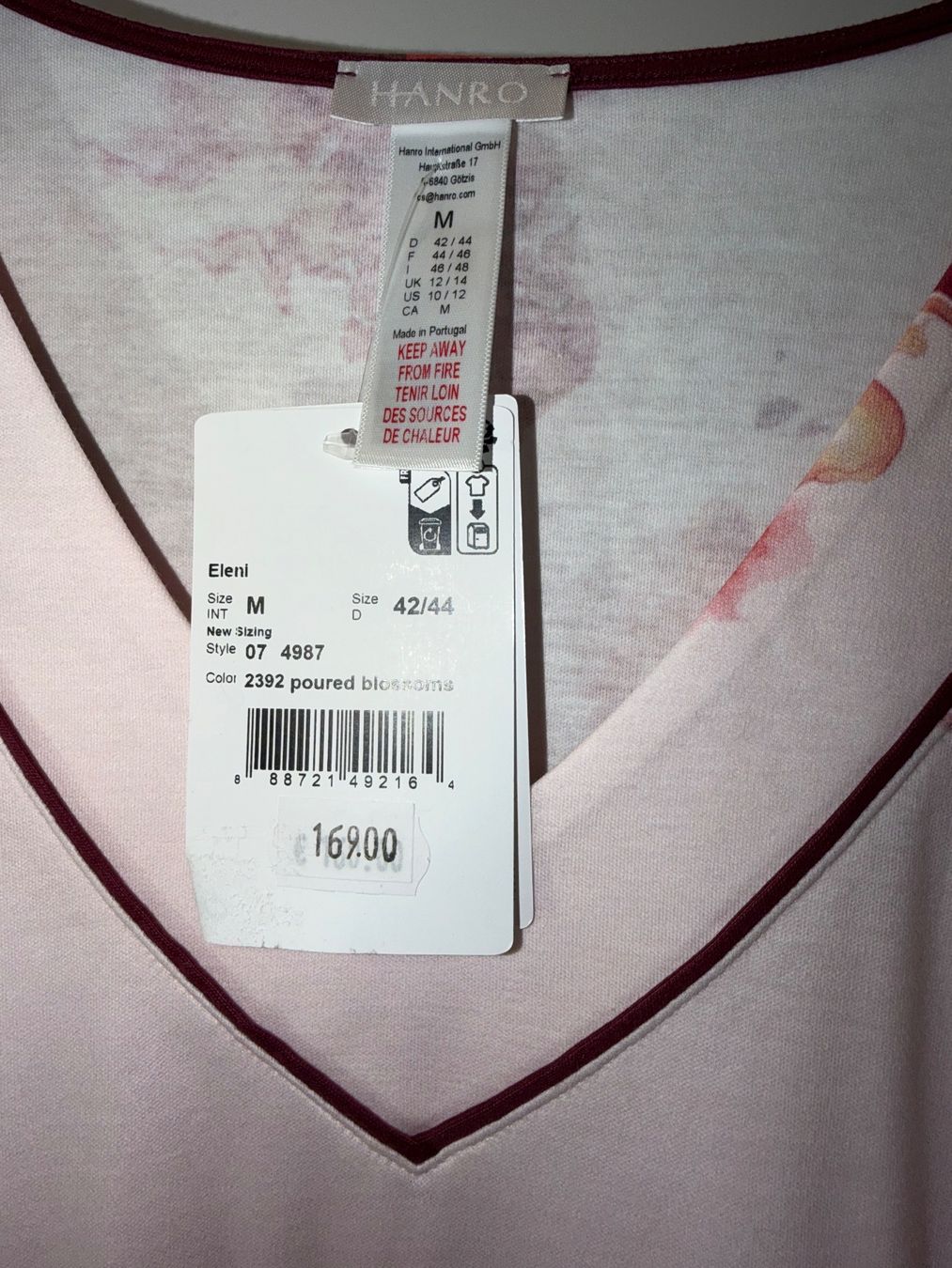 Hanro Négligés & Pyjamas: Nachthemd HANRO M neu – Neuf (Voir description) à Dornach par samuti 2