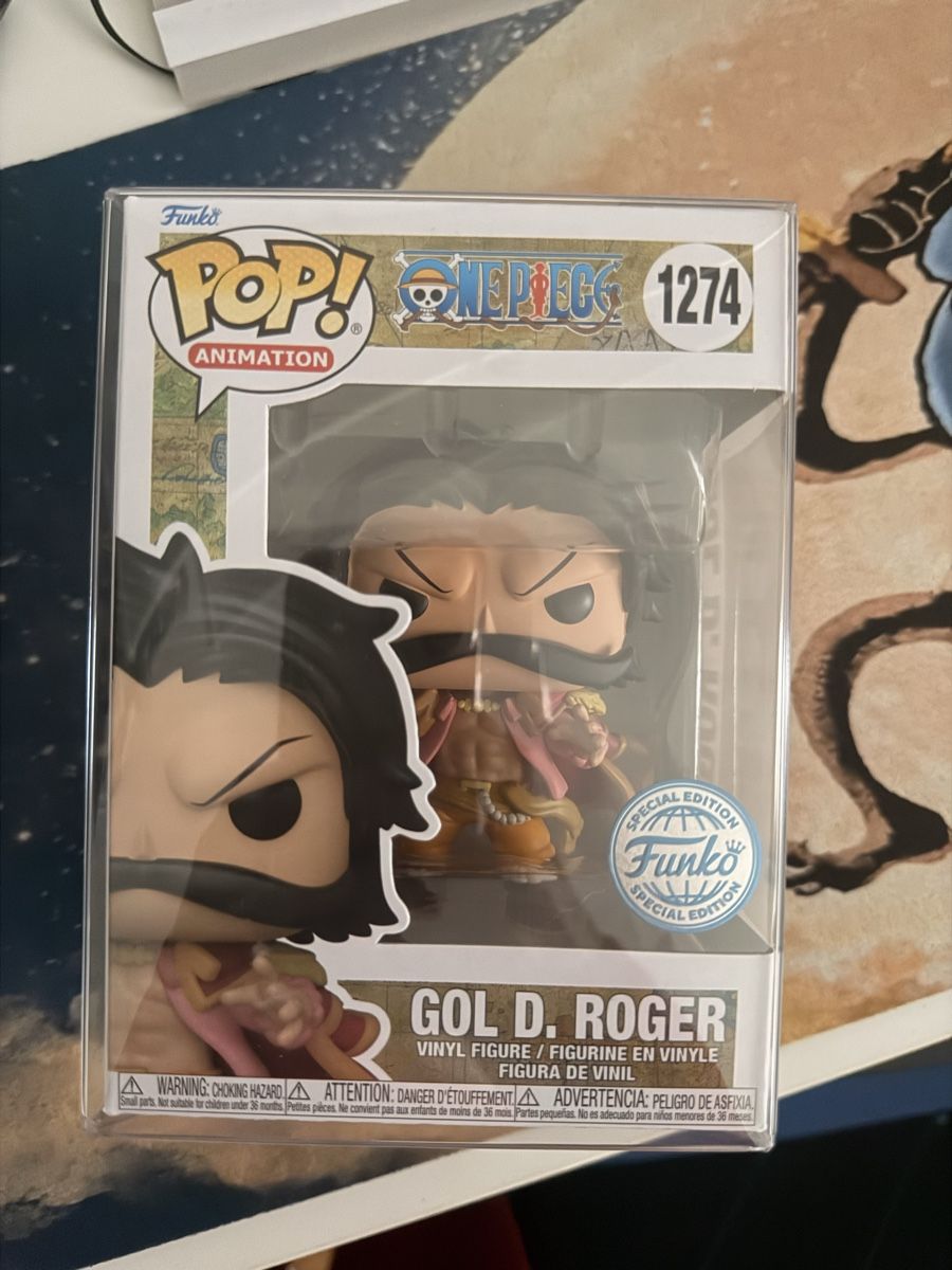 Funko Statuette: Funko Pop One Piece Gol D. Roger – Nuovo e nell'imballaggio originale da Luzern venduto da cha_2x2f