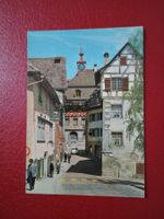 Stein am Rhein Blick Rheinbrücke Menschen Auto (999)