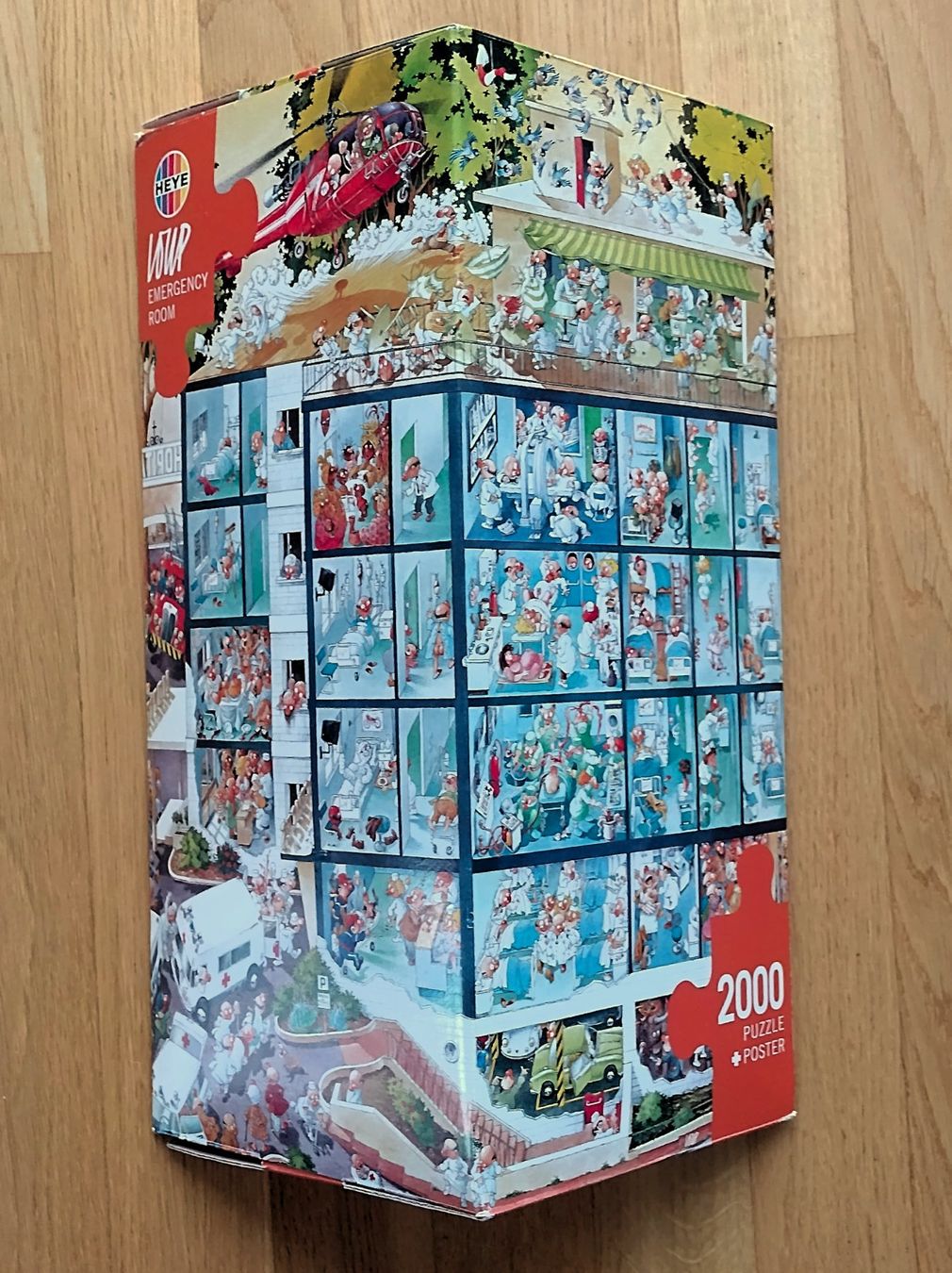 Heye Puzzles: LOUP "Emergency Room" (Notfall) / Heye Puzzle 2000Teile – Gebraucht aus Pfeffingen von Intertandem