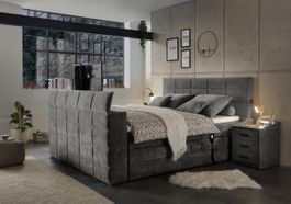Komplettes Schlafzimmer | Boxspringbett 180x200 mit TV-Lift