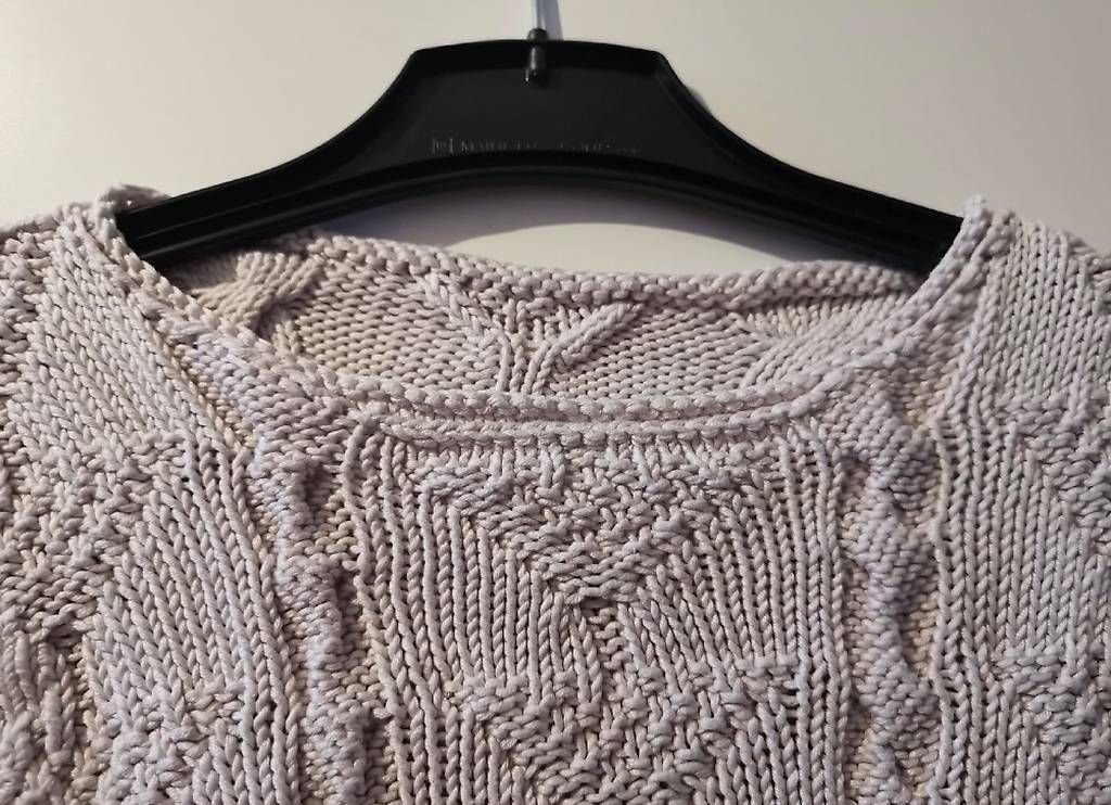 Maglioni & Felpe: Strickpullover beige/weiss S – Usato da Basel venduto da blumenkimd 1