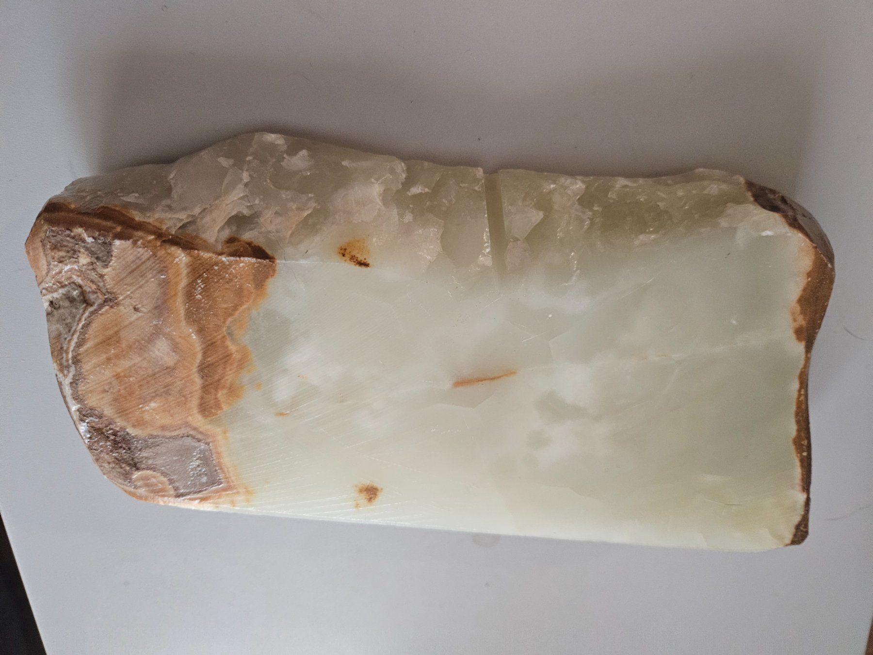 Portacenere: Aschenbecher aus grünem Onyx-Marmor – Usato da Winterthur venduto da rahelmedeaL 2