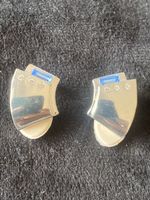 Royal Bijou Ohrclips, Silberlook mit blauen Steinen!
