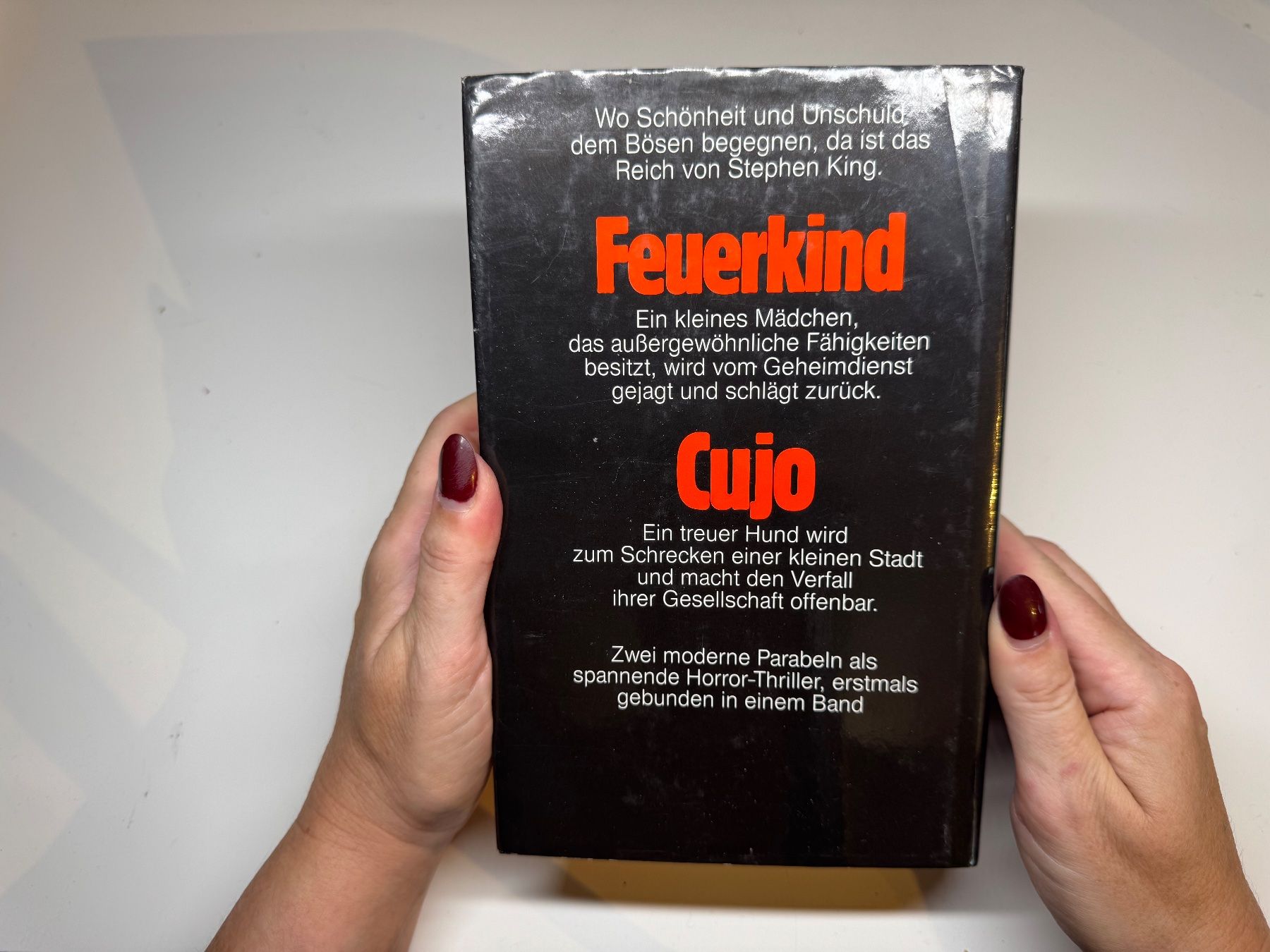 Libri: ROMAN: Stephen King, 2 Klassiker: Feuerkind, Cujo – Usato da Grosswangen venduto da Deutsche_Romane 9