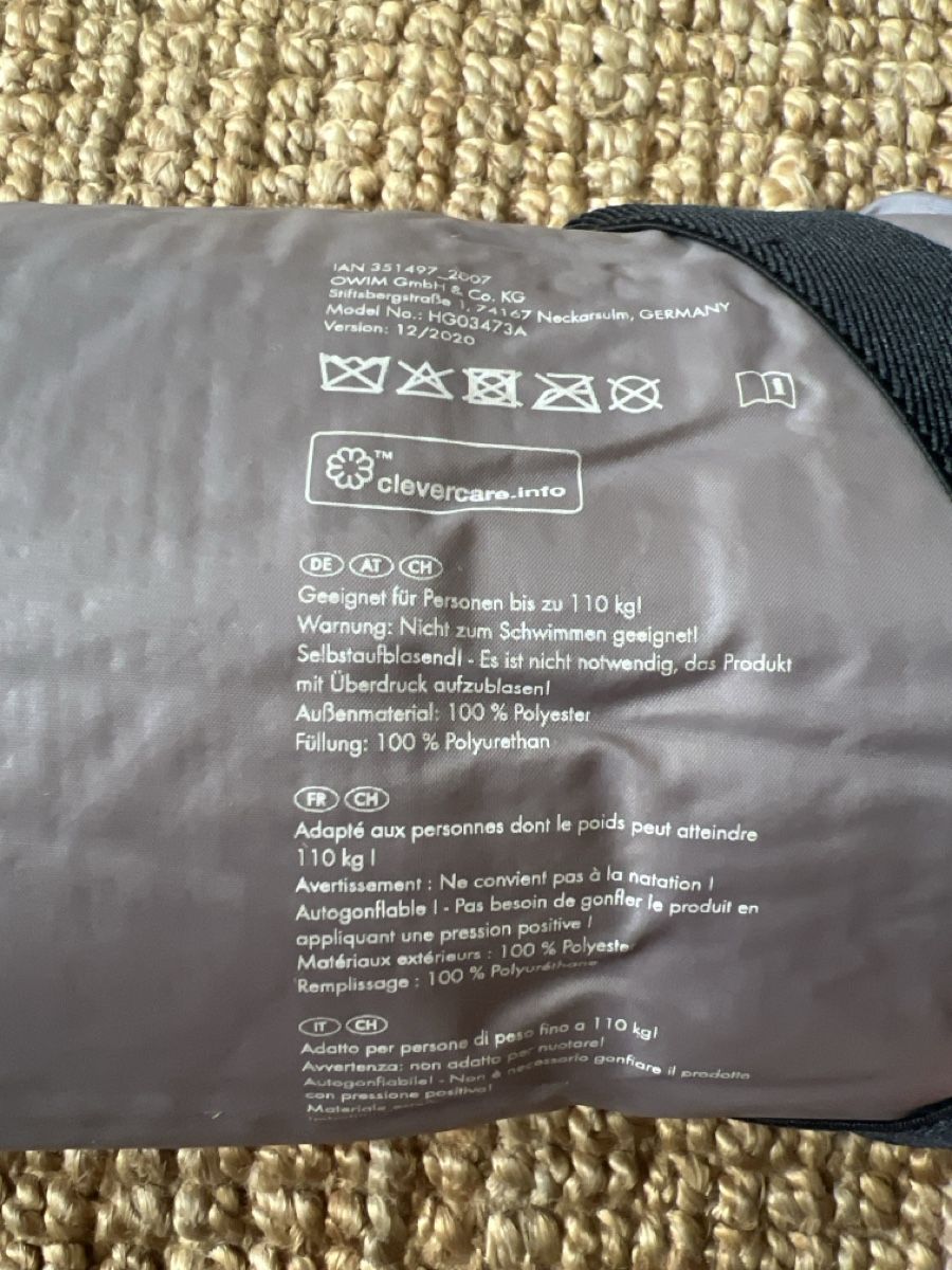 Matelas: Aufblasbare campingmatte Camping Matratze  – D'occasion à Basel par lis_9dsk 2