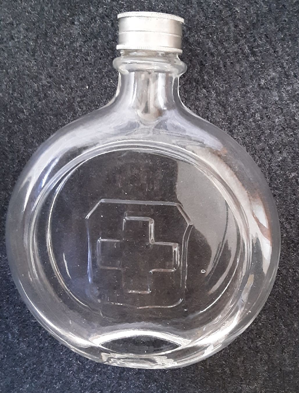 Bottiglie: Glasflasche,Schweizerkreuz,Schnapsflasche – Usato da Grosswangen venduto da Spengler66