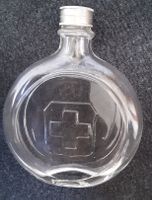 Glasflasche,Schweizerkreuz,Schnapsflasche