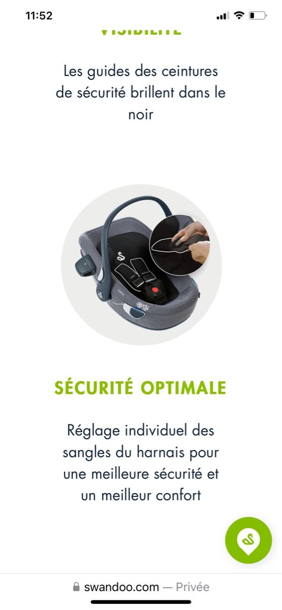 Auto-Kindersitze: Siège auto Swandoo Albert excellent état – Gebraucht aus Petit-Lancy von anneton 3