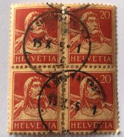 4 er Block Nr.174 mit Stempel Tellbrustbild  